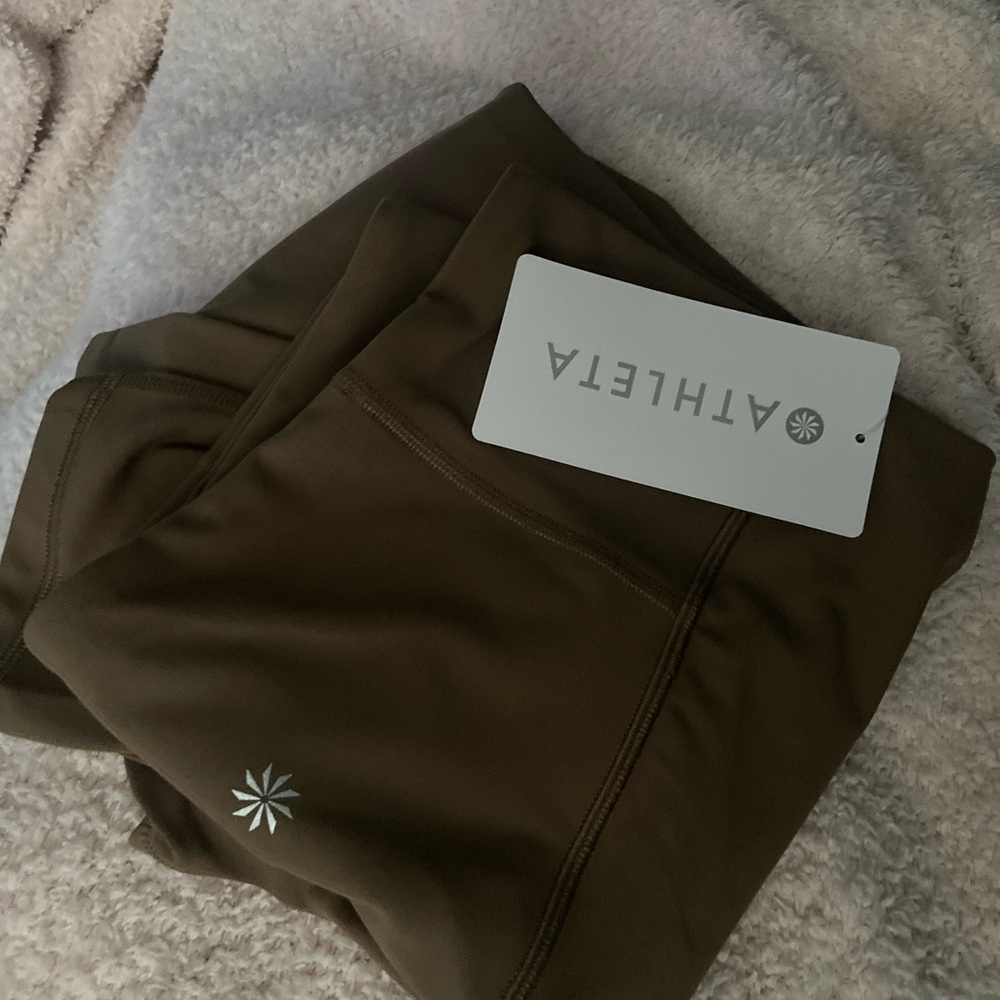 Athleta Tan Ultra High Rise Leggings